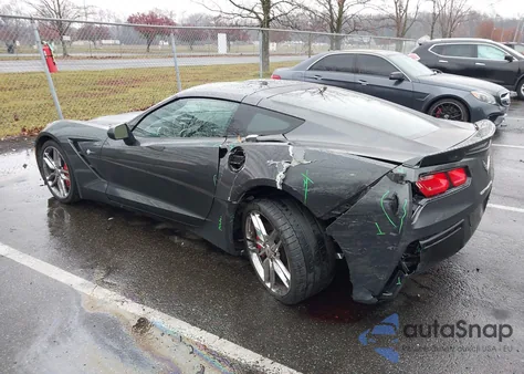 2017 Chevrolet Corvette Stingray Z51 from USA, damaged, VIN 1G1YJ2D70H5110136